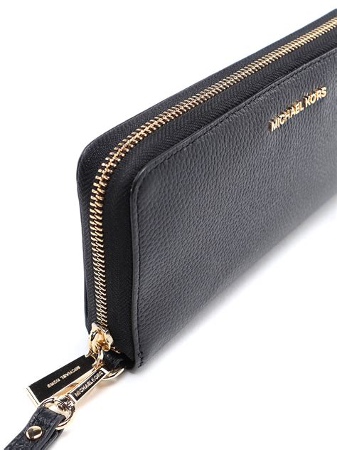 michael kors jet set leather continental wallet|Michael Kors continental wristlet.